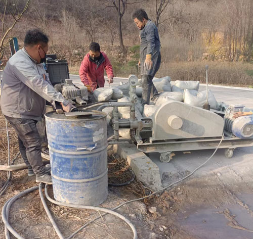 肇东路面下沉注浆